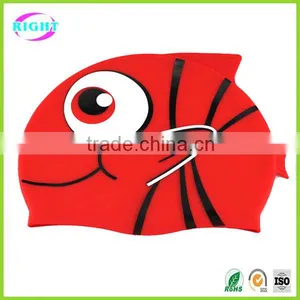 2016 Silicone Children Swim Cap/animal Swimming Caps thumbnail-1