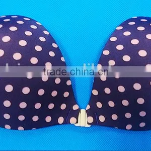Hot Sell Breast Lifted Push Up Fashion Breathable Fabric Sponge Bra thumbnail-1