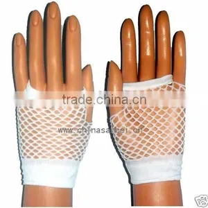 Fingerless Fishnet Gloves Party Fancy Dress Bride Glove thumbnail-3