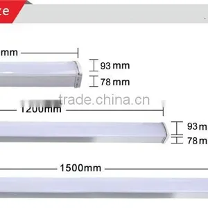 Best Price Internal Meanwell Driver Waterproof Dustproof Linear Light 5ft/1500mm 60w Ip65 Tri-proof Led Light thumbnail-2
