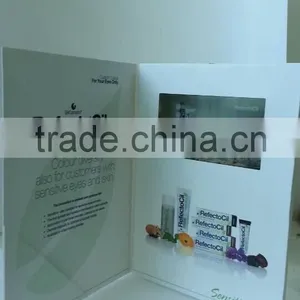 Promotional 7 Inch LCD Video Greeting Book, Lcd Video Brochure Card for Adverting thumbnail-2