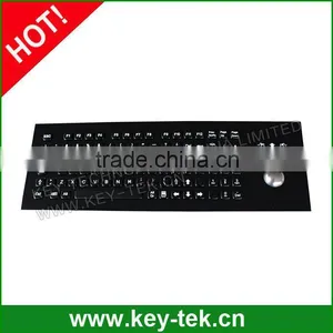 Vandal Proof Metal Ip65 Keyboard With Trackball and Integrated EPP thumbnail-3