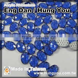 Lead Free Round Shape 10mm Sew On Rhinestone thumbnail-1