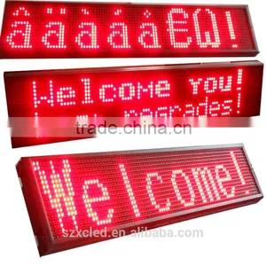 Two-lines LED Moving Message Display Screen LED Advertisement Panel LED Trick Sign LED Programmable Sign thumbnail-2