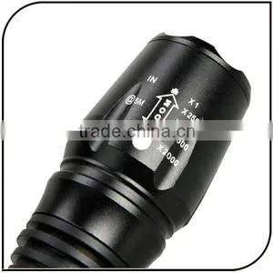 7-mode 1600 Lumen Focus Zoom Led Torch Flashlight 2pc 18650 Battery Rechargeable Led Torch thumbnail-3