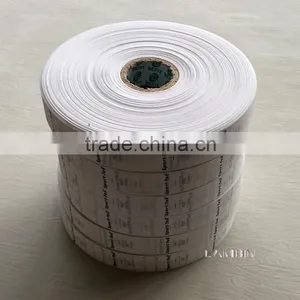 Export Environmental Damask Printed Size Label for Brand Garments thumbnail-3
