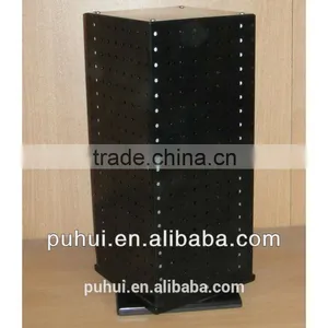 Four Sides Metal Counter Spinning Pegboard Stand thumbnail-1
