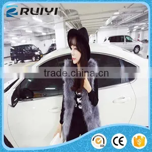 2016 Fashion Faux Fur Vest for Ladies Winter Waistcoat thumbnail-3