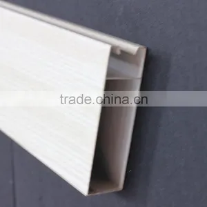 Impact Resistance Wood Grain Suspended Metal Strip Ceiling Aluminum U Groove Screen Ceiling Tiles thumbnail-3