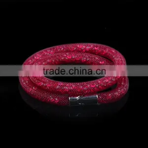 New Design High Good Quality Mesh Stardust Double Bracelet for Women thumbnail-6