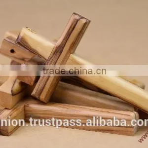 Olive Wood Bethlehem Cross thumbnail-1