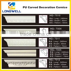 Polyurethane Carved Corner Cornice for Home & Interior Decoration thumbnail-1