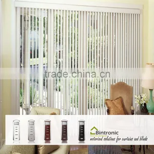 Bintronic Taiwan Sun Shade Motor Motorized Vertical Blinds Smart Home Electric Curtain Track thumbnail-3