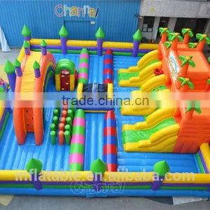 Kids Fun City Inflatable Playground Outdoor Gym Playground Equipment Inflatable Fun City thumbnail-1