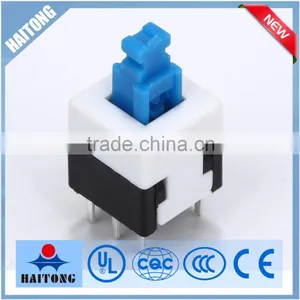 High Quality 8*8 With Blue Knob 6pin Push Button Switch thumbnail-1