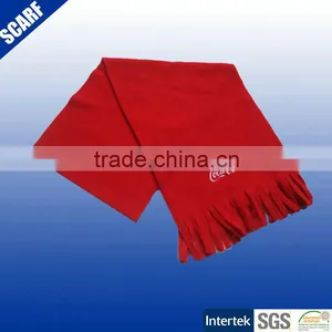 Promotional Factorycheap Price Brand Logo Wholesales Fleece Scarf thumbnail-1