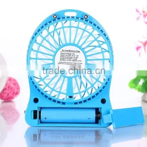 Promotional Small Rechargeable Electric Table Fan With Lithium Battery thumbnail-2