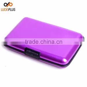 Luckiplus Inventory Colorful Dots Pattern Aluminum Wallets Identity Theft Blocker thumbnail-5