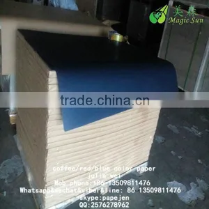 Offset Printing Blue Cardboard Industrial Paper Roll thumbnail-3