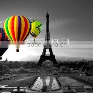 Custom 190t Fabric Material Landscape Photo Print Straight Umbrella thumbnail-3