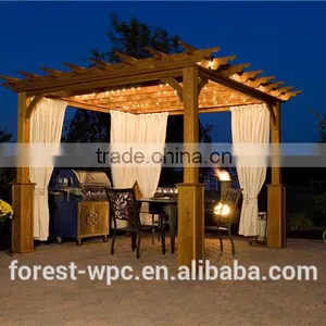 Outdoor Artificial Wooden Gazebo thumbnail-1