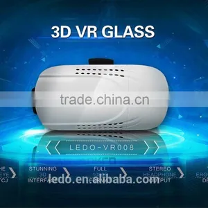 Ledo Google Cardboard VR BOX 2.0 Version 2 VR With Bluetooth Remote Virtual Reality Glasses thumbnail-6