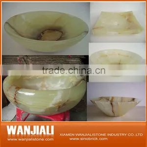 Green Jade Oval Wash Basin thumbnail-1