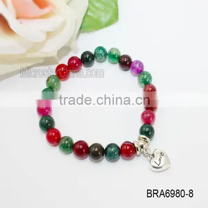 2016 Stone and Unisex Semi Precious Stone Stretch Men's Bracelet thumbnail-1