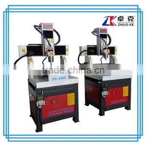 Jinan Zhuoke Cheap Metal Engraving Machine for Sale With DSP Offline Contrller ZK-4040 400*400mm Supplier's Choice thumbnail-1