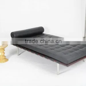 Ludwig Mies Van Der Rohe Style Italian Leather Barcelona Daybed thumbnail-3