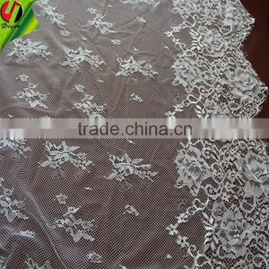 Floral Eyelash Lce Fabric Wide 1.5M for Grade Dress thumbnail-4