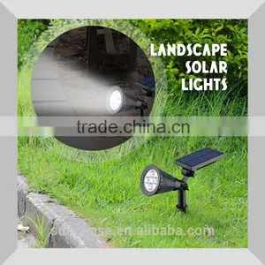 Bright 4 LED Solar Powered Light Wireless Wall or Lawn Security Light Sensor Lamp Waterproof Outdoor Light thumbnail-1