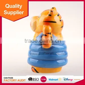 Newest Tiger Shape Fashional Style Piggy Bank Ceramic Coin Bank thumbnail-2