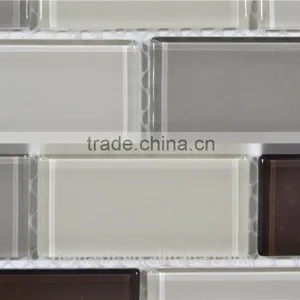 Blue Rainbow Glass Mosaic Mural thumbnail-4