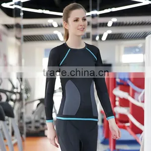 Slimming Gym Shirt for Women, Female Shaper Long Sleeve t Shirt, Quick Dry Good Stretch Gym Shirt WA26 thumbnail-4