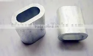 High Quality Oval DIN3093 Aluminium Ferrules for Wire Rope thumbnail-1