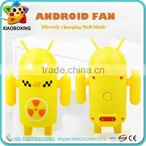 Cartoon Design Plastic Portable 12v dc Electric Charge Fan Toys for Kids thumbnail-4