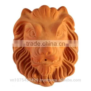 Lion Head Terracotta Wholesale, Cheap Ceramic Flower Pots thumbnail-2