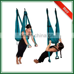 Retail Wholesale Portable Heavy Duty Nylon Yoga Swing Hammocks thumbnail-1
