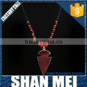 Women's Sweater Accessories Brown Leather Tassel Necklaces thumbnail-6