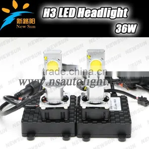 Hot Sale Superbright Car Led Headlight H3 1600lm Led Auto Headlight H3 thumbnail-1