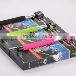 Cheapest Extendable Wired Shutter Handheld OEM Selfie Stick Monopod For Android IPhone Black thumbnail-2