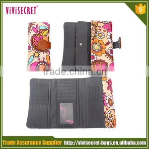 Vivisecret New Design Wallet Card Holder Fashion Printing Nylon Wallet for Lady thumbnail-1
