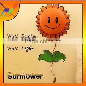 Creative 3D Sunflower Removeable Wallpaper Novelty Good Gift Wall Lighting thumbnail-1