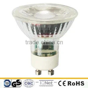 Factory Sale 4W 350Lm 60degree Cheap Glass Ra>80 CE RoHS COB LED GU10 Dimmable thumbnail-2