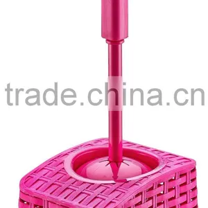 Rectangular Shape Bath Toilet Brush With Plastic Handle thumbnail-1