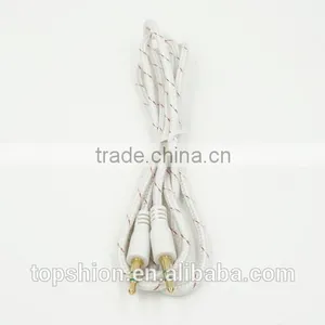Braided Car Aux Audio Cable Usb Cable 3.5mm Stereo Audio Cable Male to Male thumbnail-6