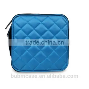 Fashion Azure 32 Capacity PVC Fabric DVD Case CD Holder Personalized cd Case Multi Disc Dvd Cases thumbnail-3