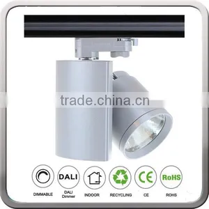 Silver Gray Grey Silvery Color LED Track Rail Light 30W With CREE COB thumbnail-1