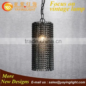 Contemporary Small Pendant, Industrial Iron Chain Decorative 2016 Drop Chandelier, Vintage Iron Chain Indoor Hanging Light thumbnail-1